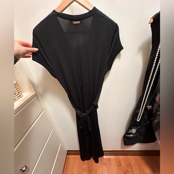 MICHAEL KORS! Black, stretchy, high- low hem dress! Perfect for a fall wedding! - Picture 3 of 5